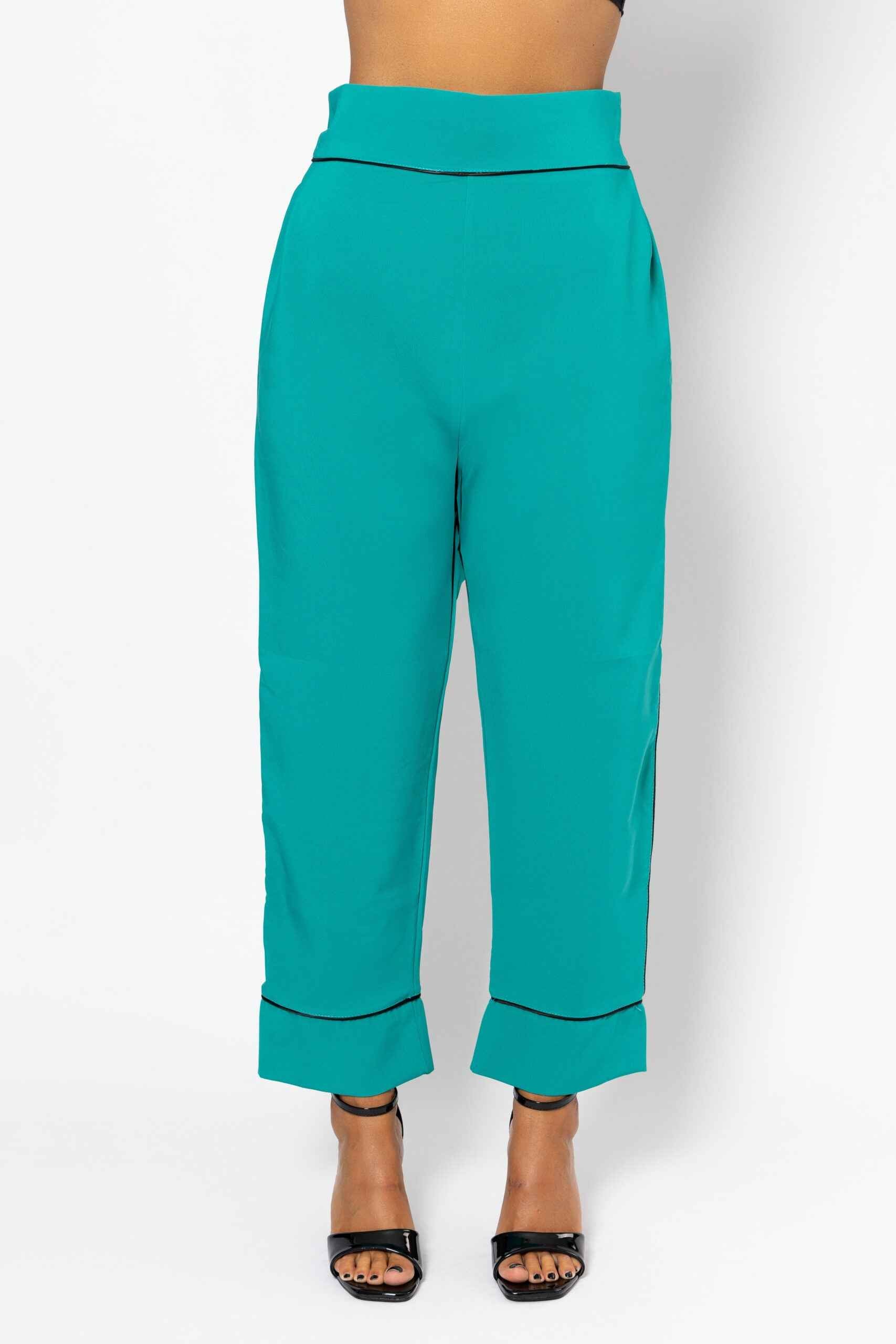 Carrot Blue-Green Trouser