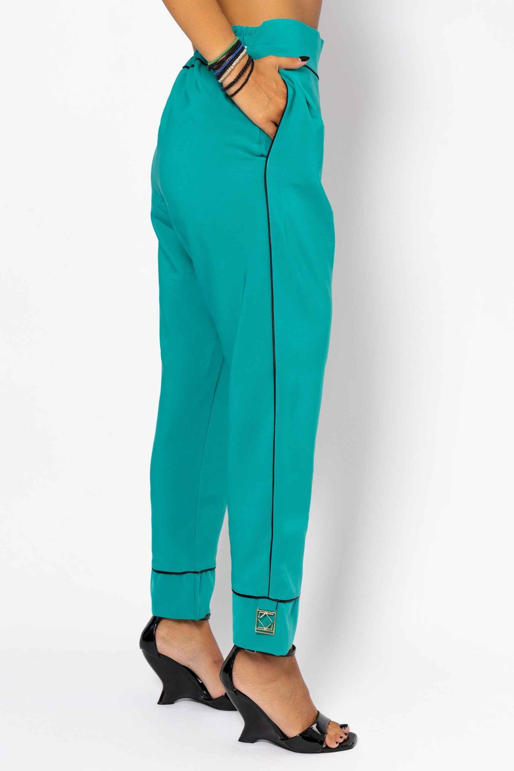 Carrot Blue-Green Trouser