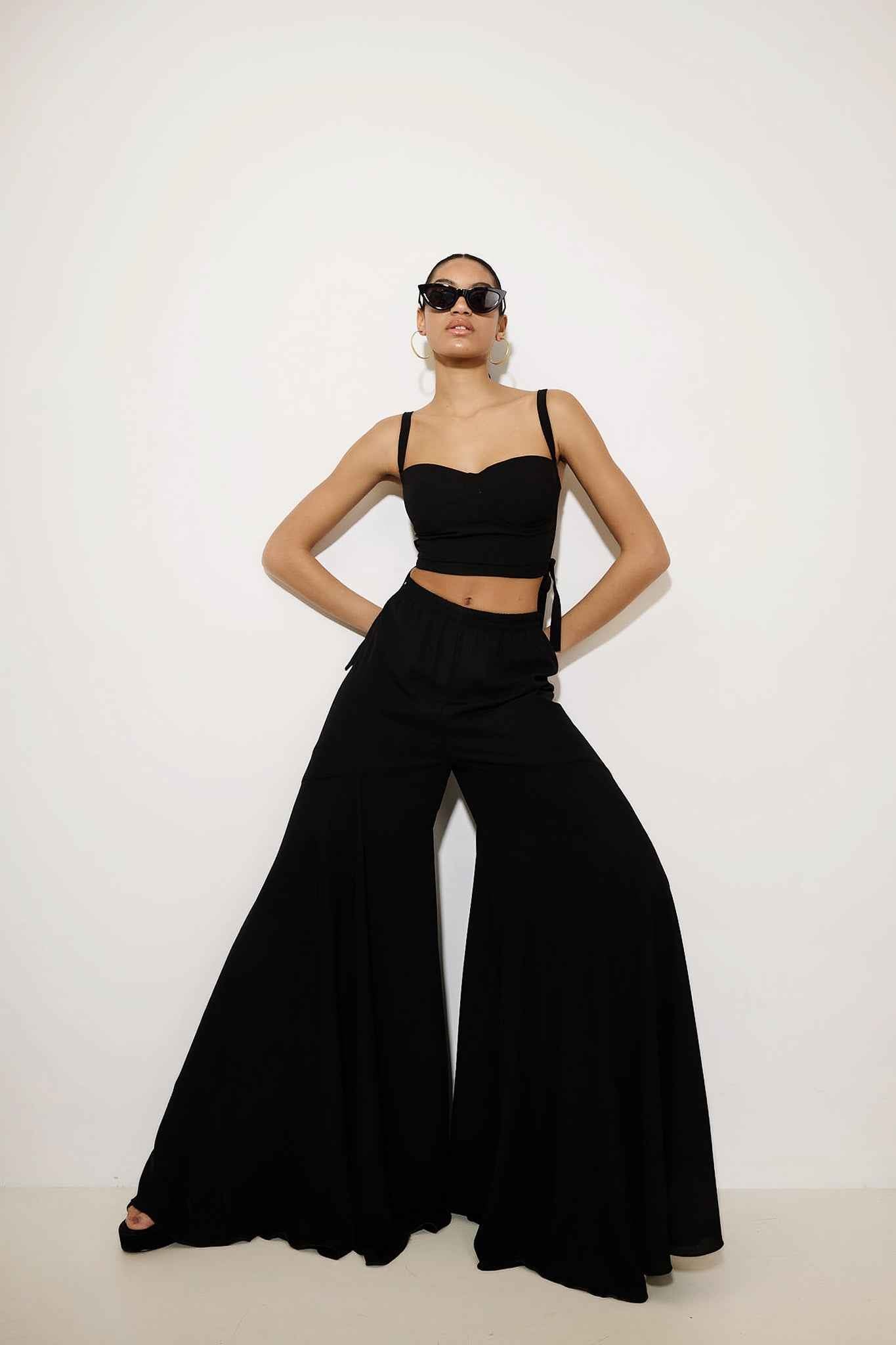 Jasmine Black Trousers