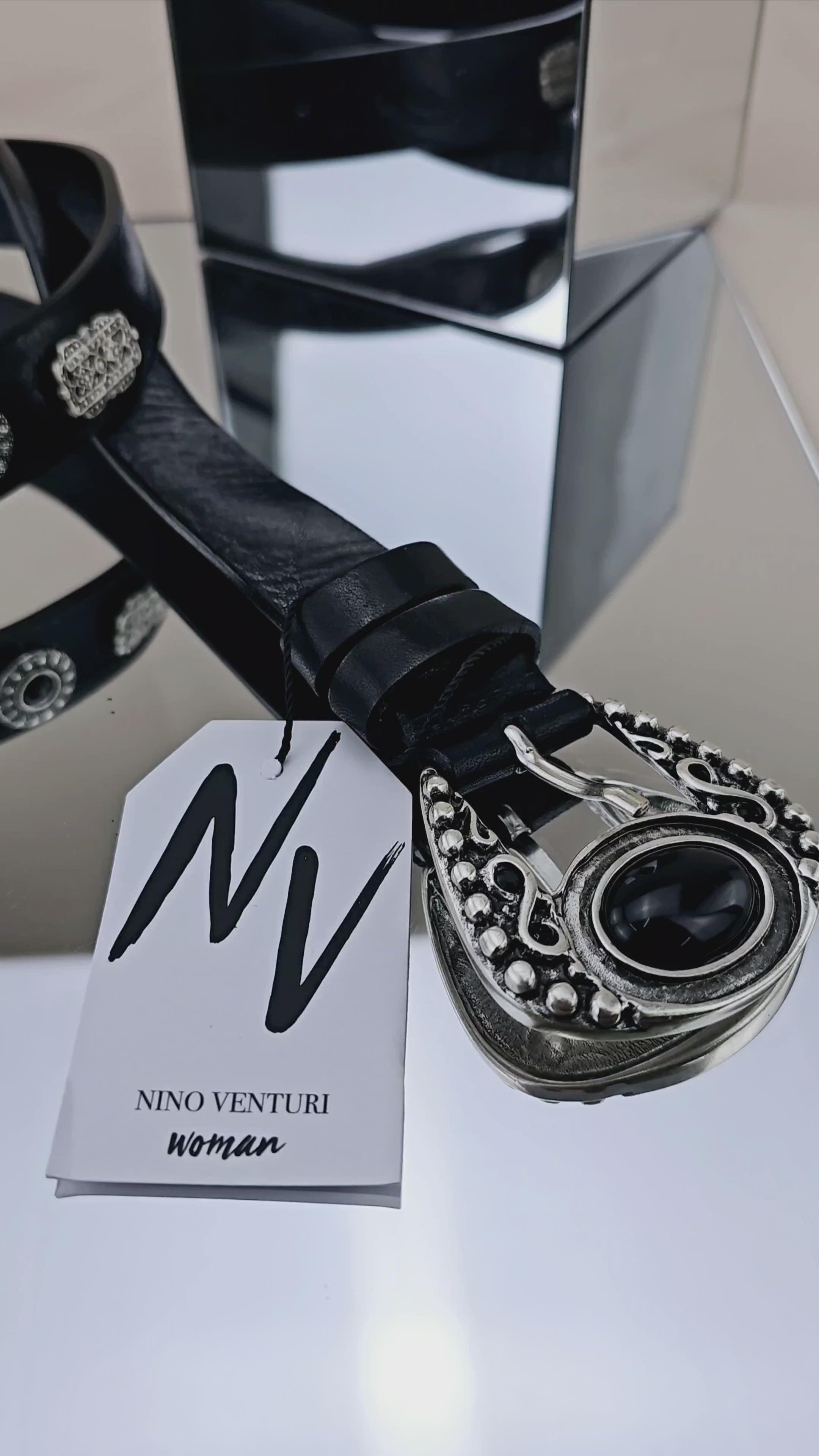 Leather Belt Black WB768