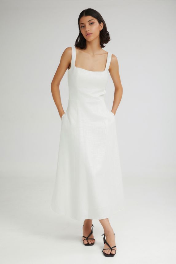 The Dessert Dress White - Andreakou Concept Store