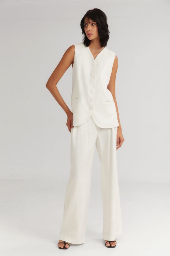 The Dessert Vest White - Andreakou Concept Store