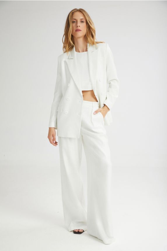 The Dessert Wide Pants White - Andreakou Concept Store