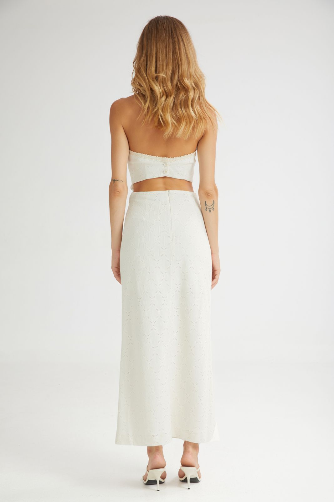 The Vanilla Drip Cut-Out Dress Beige - Andreakou Concept Store