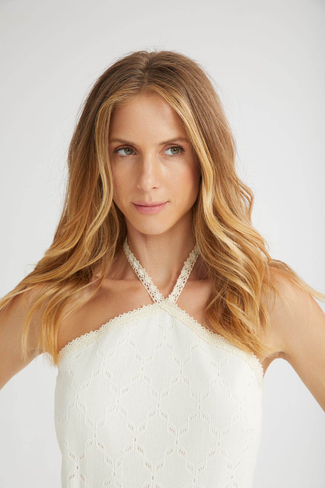 The Vanilla Drip Cut-Out Dress Beige - Andreakou Concept Store