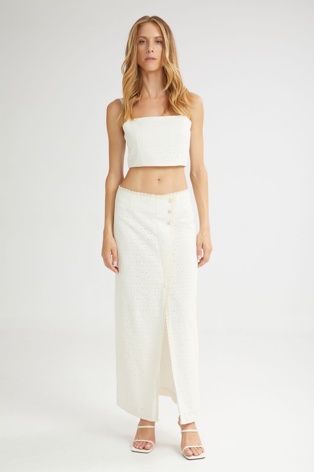 The Vanilla Drip Skirt Beige - Andreakou Concept Store