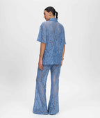 Leticia Lace Pants – Olive & Dusty Blue