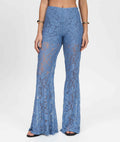 Leticia Lace Pants – Olive & Dusty Blue