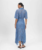Leticia Dusty Blue Lace Skirt