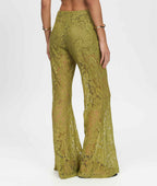 Leticia Lace Pants – Olive & Dusty Blue