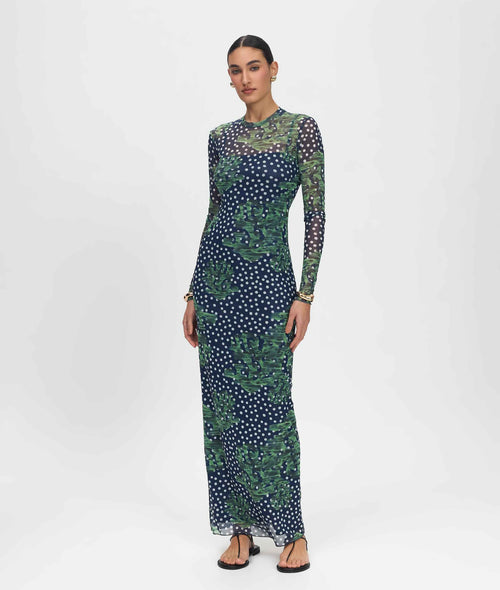 Carmen Perla Mesh Dress – Detachable Lining