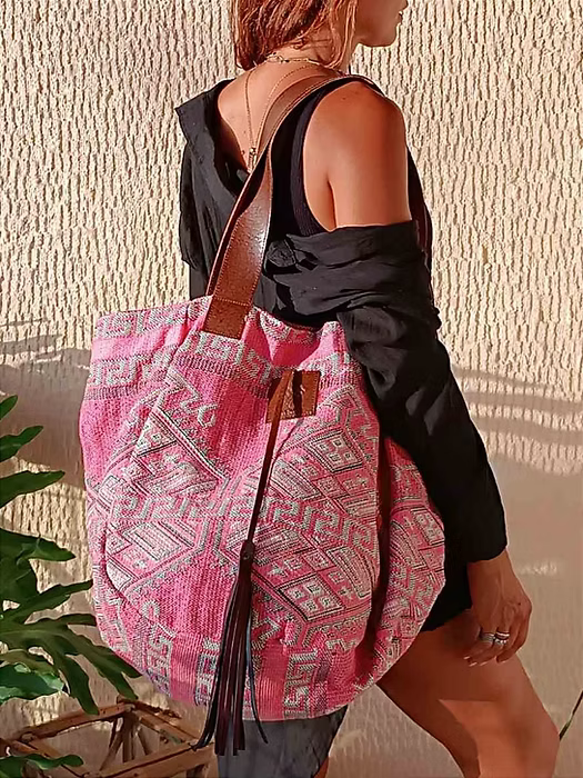 Are The Greek Bag - Genuine Leather Tote with Cotton Lining