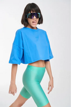 Amaryllis Shiny Biker Shorts