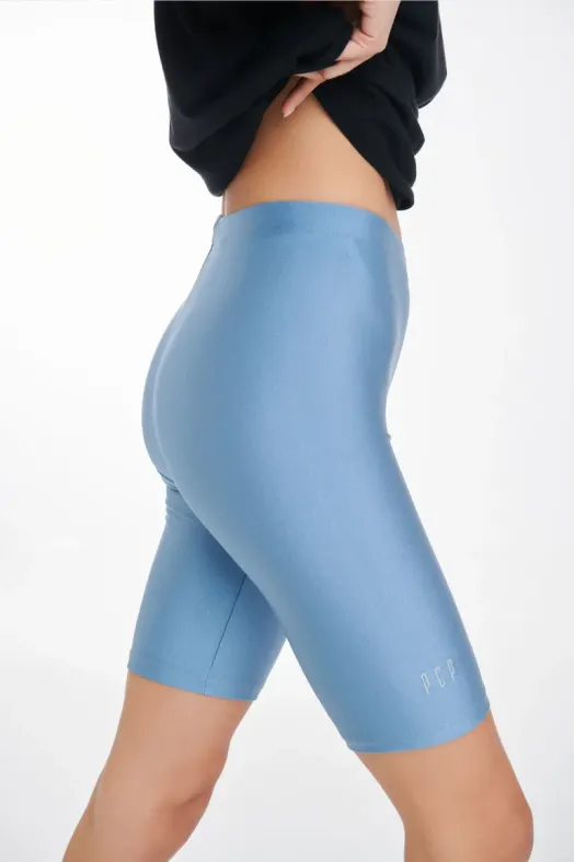 Amaryllis Shiny Biker Shorts