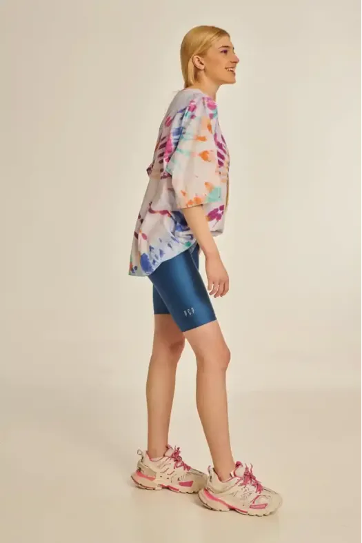 Amaryllis Shiny Biker Shorts