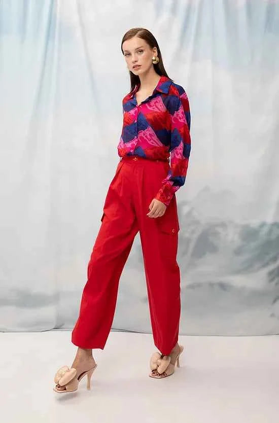 Cargo Pants Red