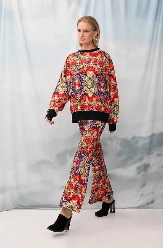 Oversized Printed Sweater Liberty Floral by WE ARE – Knitwear | Andreakou Concept Store, Piraeus