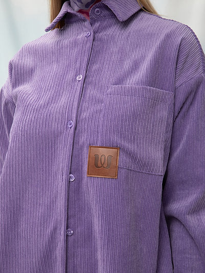 Oversized Corduroy Shirt - Andreakou Concept Store