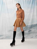 Long-Sleeve Chifon Shirt Teleferique