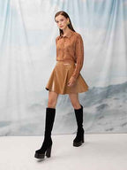Long-Sleeve Chifon Shirt Teleferique