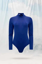 High-Neck Bodysuit Royal Blue