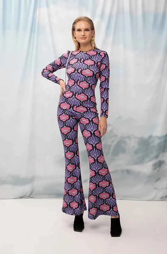 Flared Jumpsuit Garland Black