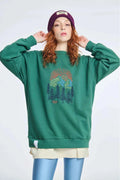 Crewneck with Embroidery Mountain Vibes