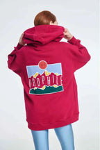 Hoodie with Silk print Orophile