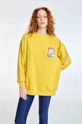 Crewneck with Embroidery Post It
