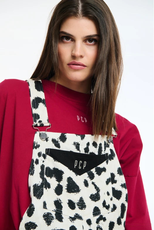 Dungarees PCP animal print - Andreakou Concept Store