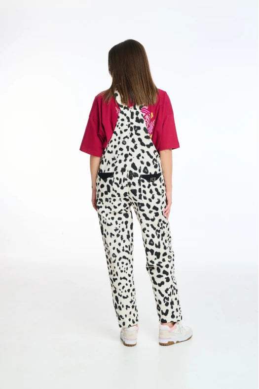 Dungarees PCP animal print - Andreakou Concept Store