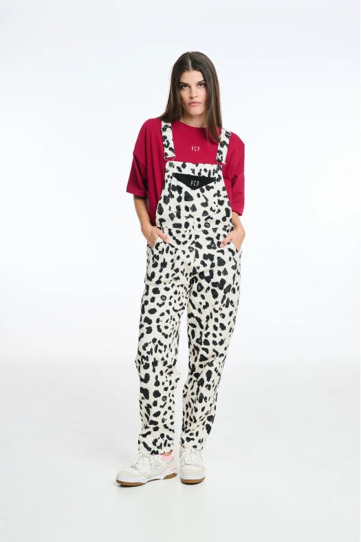 Dungarees PCP animal print - Andreakou Concept Store