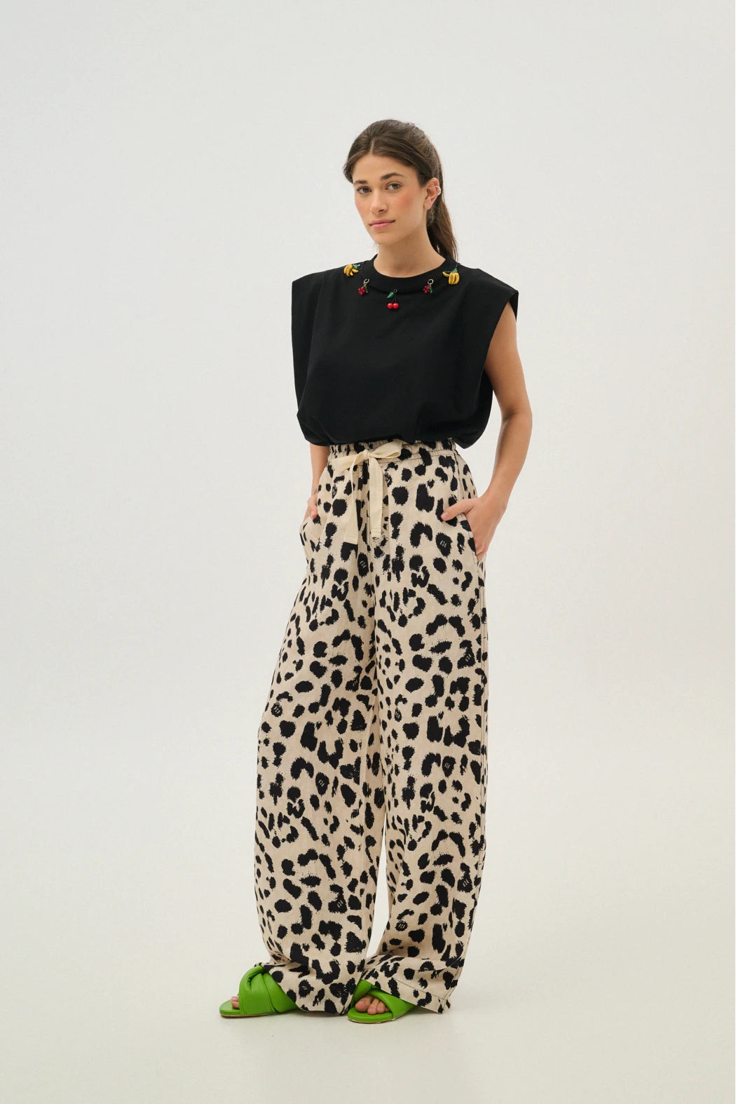 Παντελόνα εμπριμέ - Candy Leopard - Andreakou Concept Store