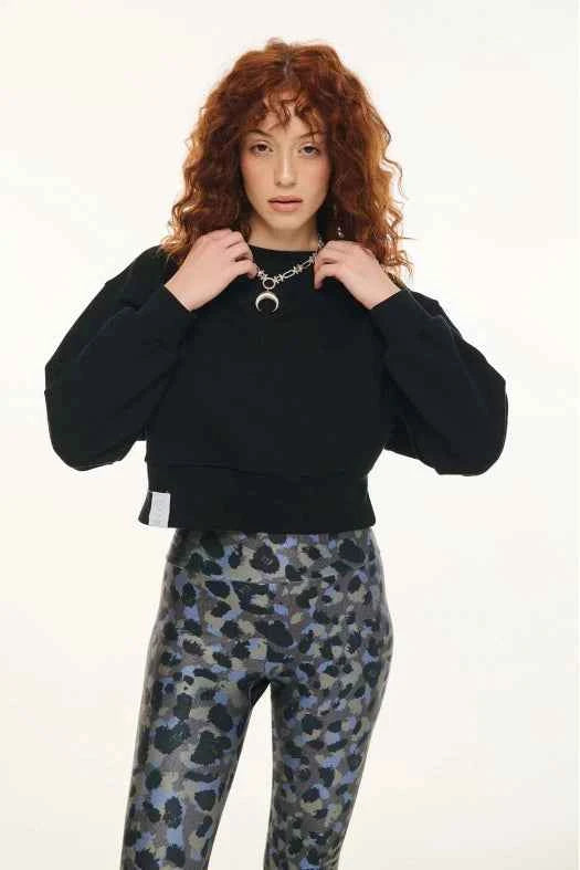 WOMAN HOODIE WITH EMBROIDERY - ELAINE