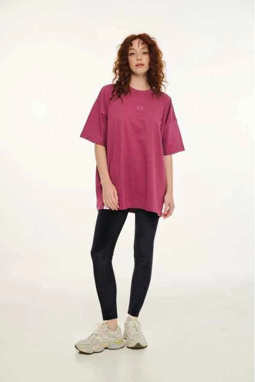 WOMAN SHORT SLEEVE T-SHIRT WITH EMBOIDERY AND SILK PRINT – SKI