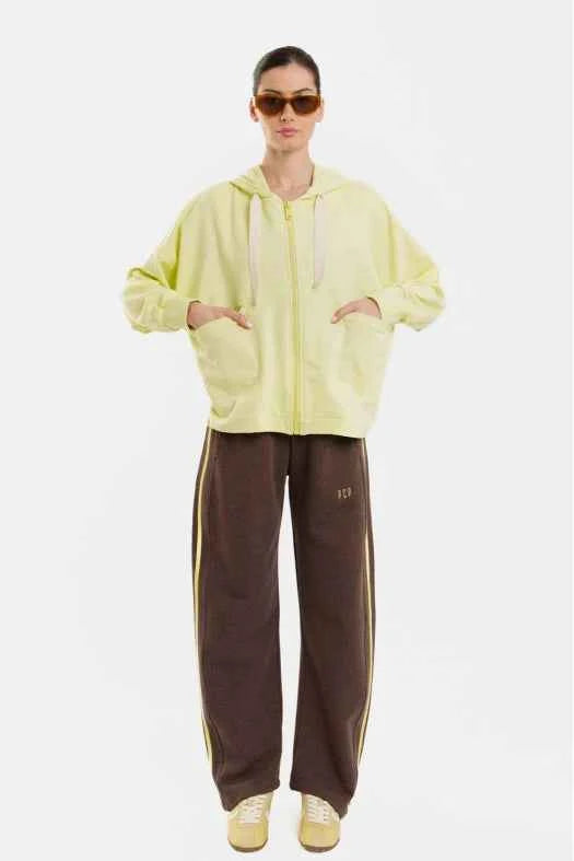 Amalfi Embroidery Zip Hoodie Organic Cotton – PCP