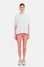 Woman Short Sleeve T-Shirt with embroidery - Aria