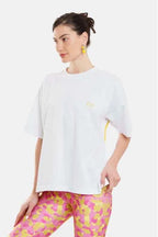Woman Short Sleeve T-Shirt with embroidery - Aria