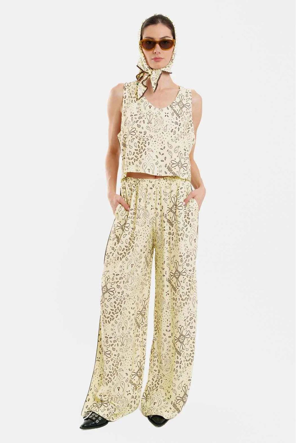 Women's Bandana Print Pants