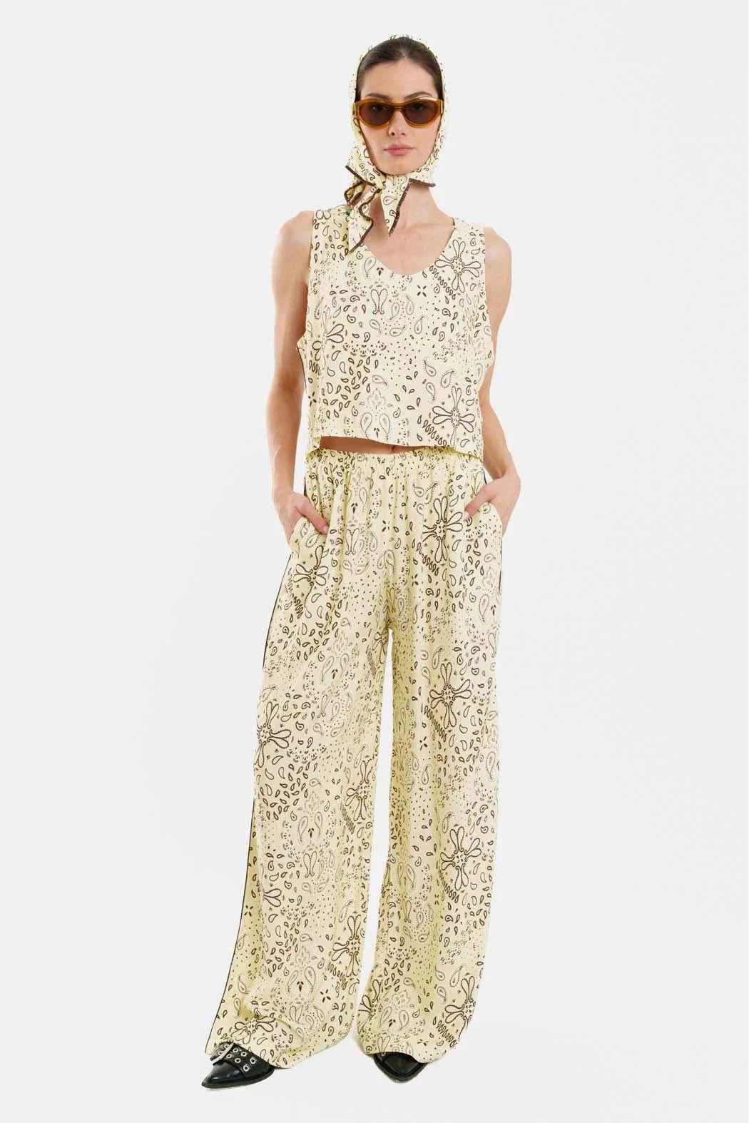 Women's Bandana Print Pants