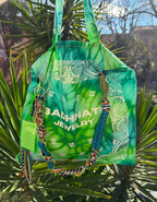 Πράσινη τζιν πάνινη τσάντα - Andreakou Concept Store
