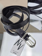 Leather Belt Black WB748 - Andreakou Concept Store