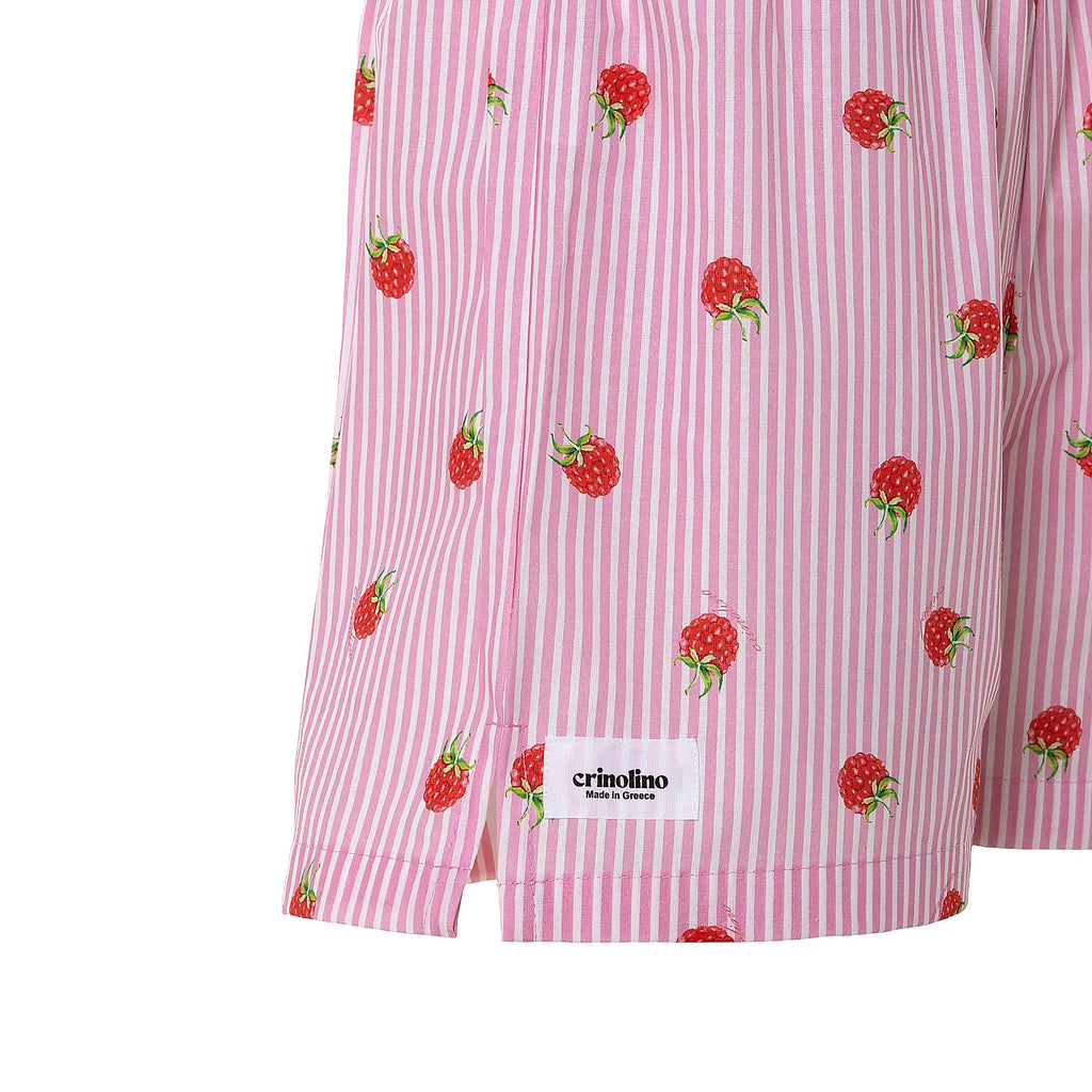 RASPBERRY STRIPES Shorts - Andreakou Concept Store
