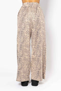Floral patterned pants on a white background