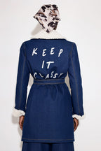 Jeans Coat With Belt - Andreakou Concept Store