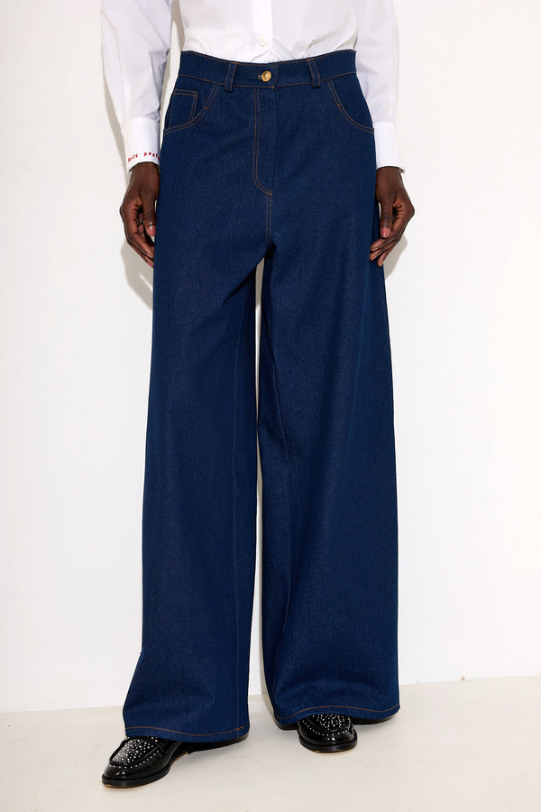 Classic Wide Leg Jeans – Dolce Domenica – Trousers | Andreakou Concept Store, Piraeus