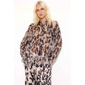 Chiffon Leopard Print Shirt