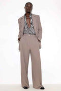 Marisa Crepe Trousers – Elephant
