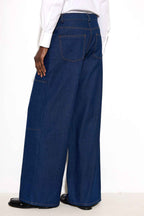 Jeans Trousers with Square Pockets for Stylish Comfort