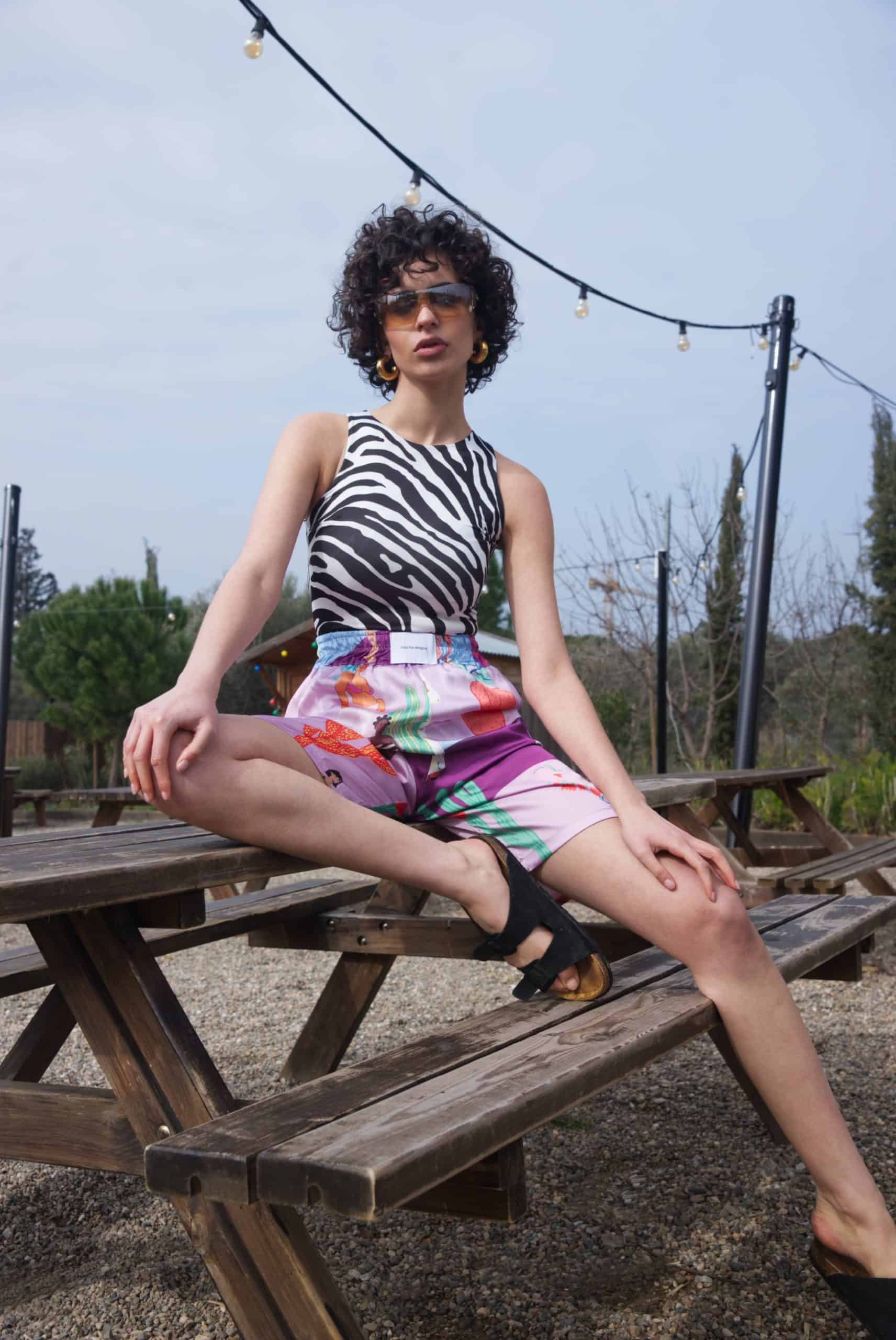 Body ελαστικό zebra print - Andreakou Concept Store